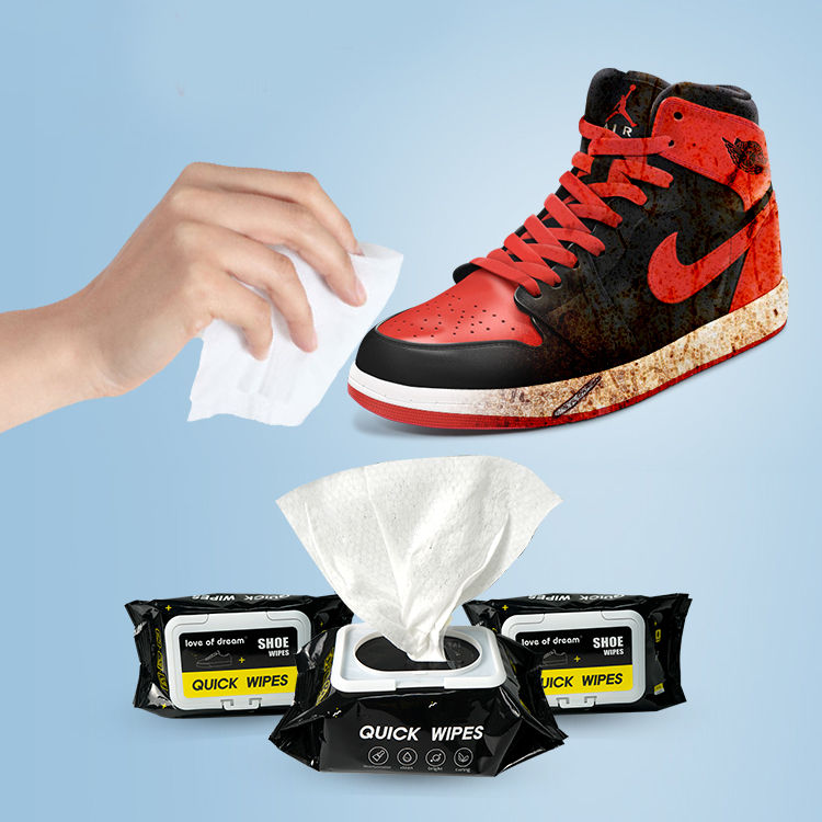 Vente chaude OEM Nettoyage de chaussures personnalisées Sneaker Sneaker Sweet Wipes