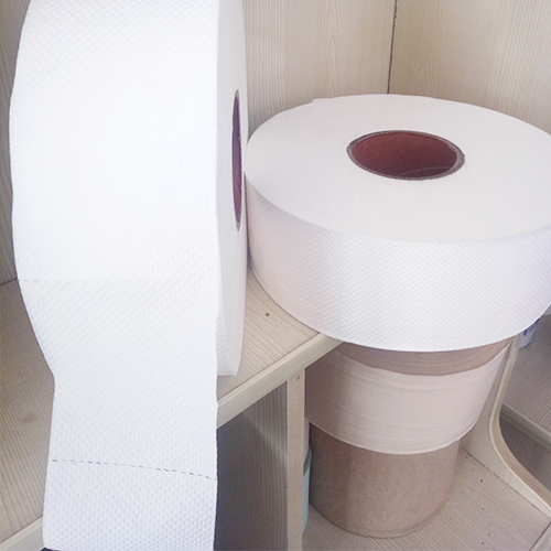 Papier toilette vierge en rouleau jumbo